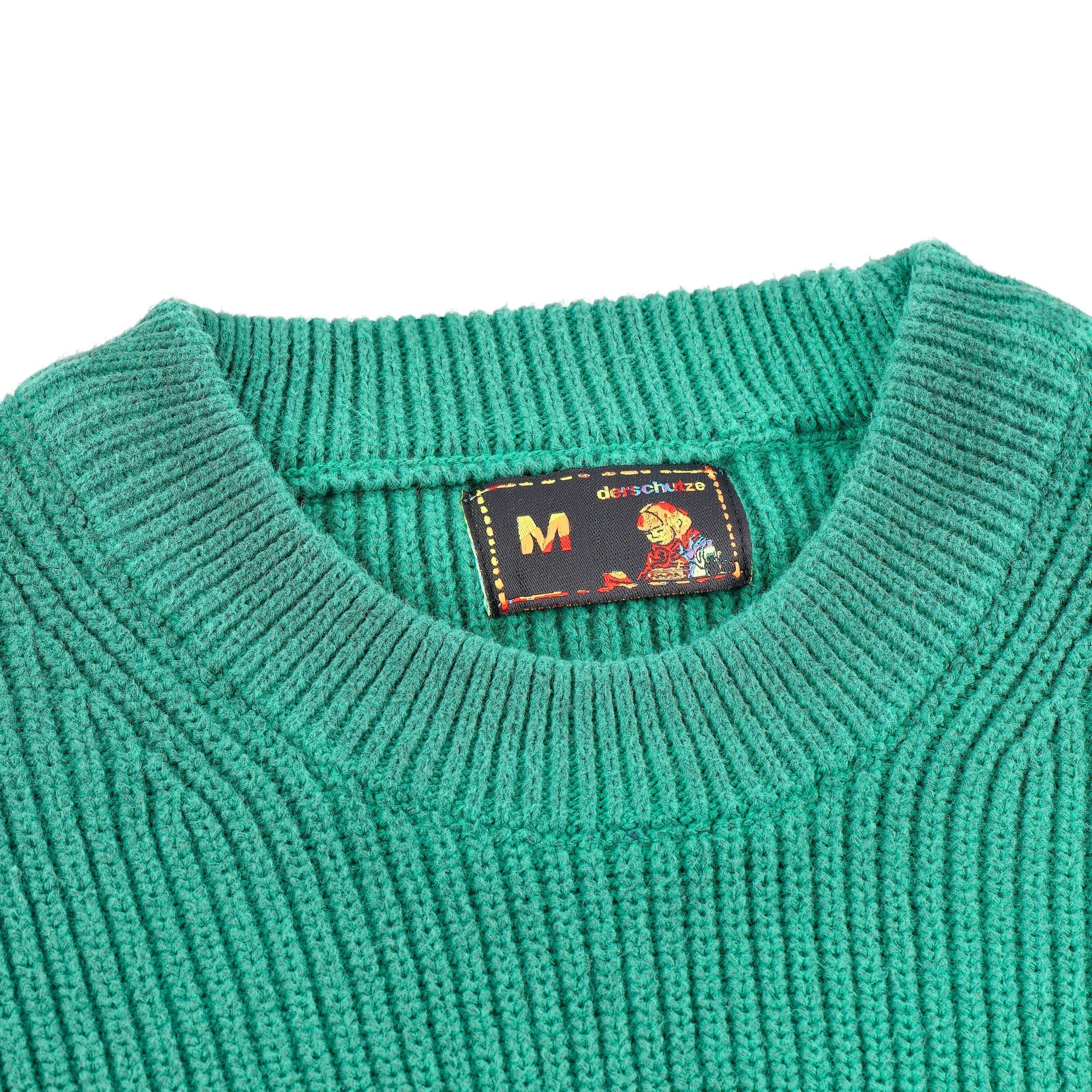 "super kid" heat reactive knit green