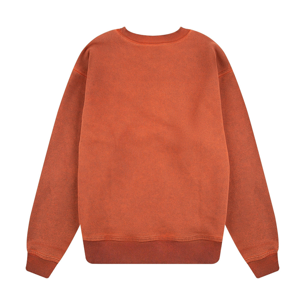 "super kid" crewneck orange
