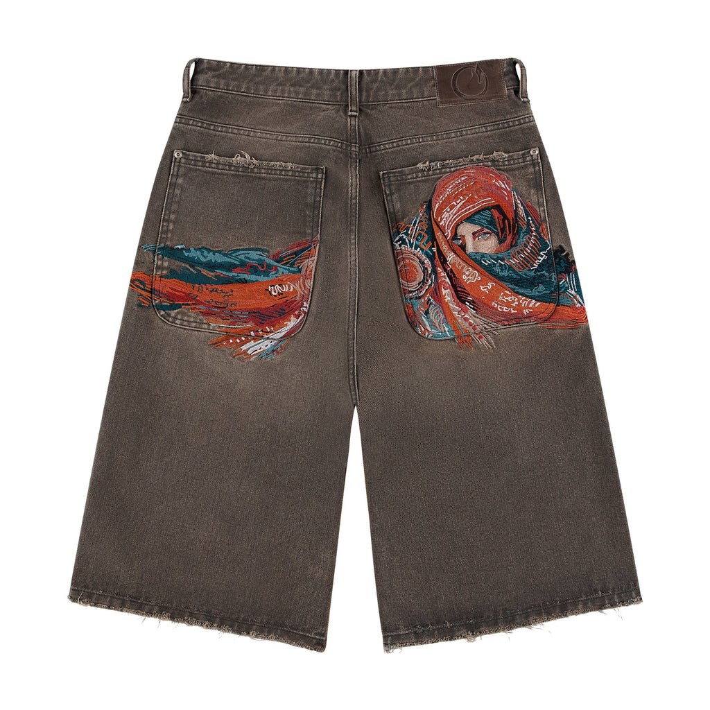 "yasmin v3" Jorts light brown