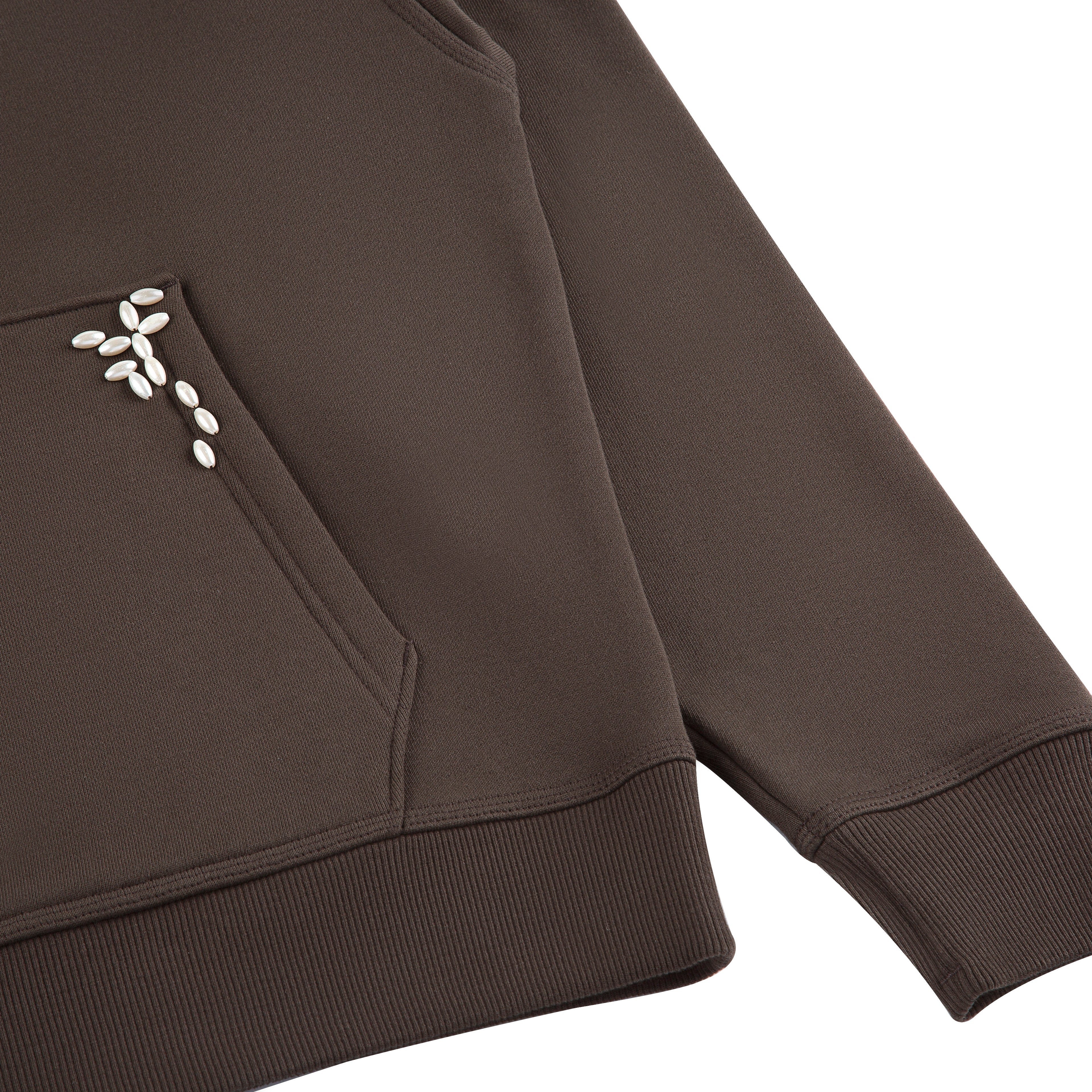 "awakening" Hoodie brown