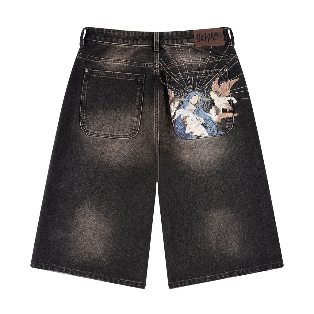 "awakening" Jorts brown tint