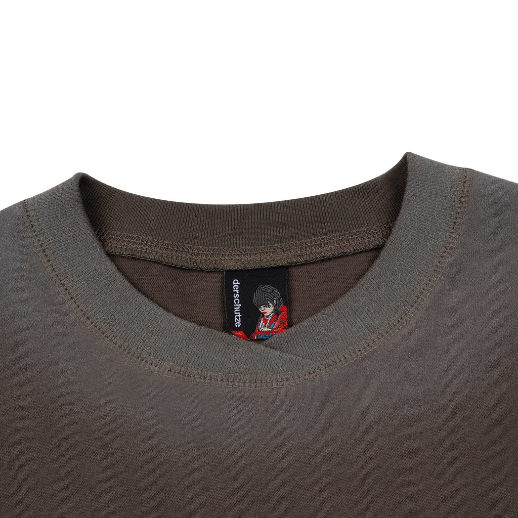 "olympia" T shirt off anthracite