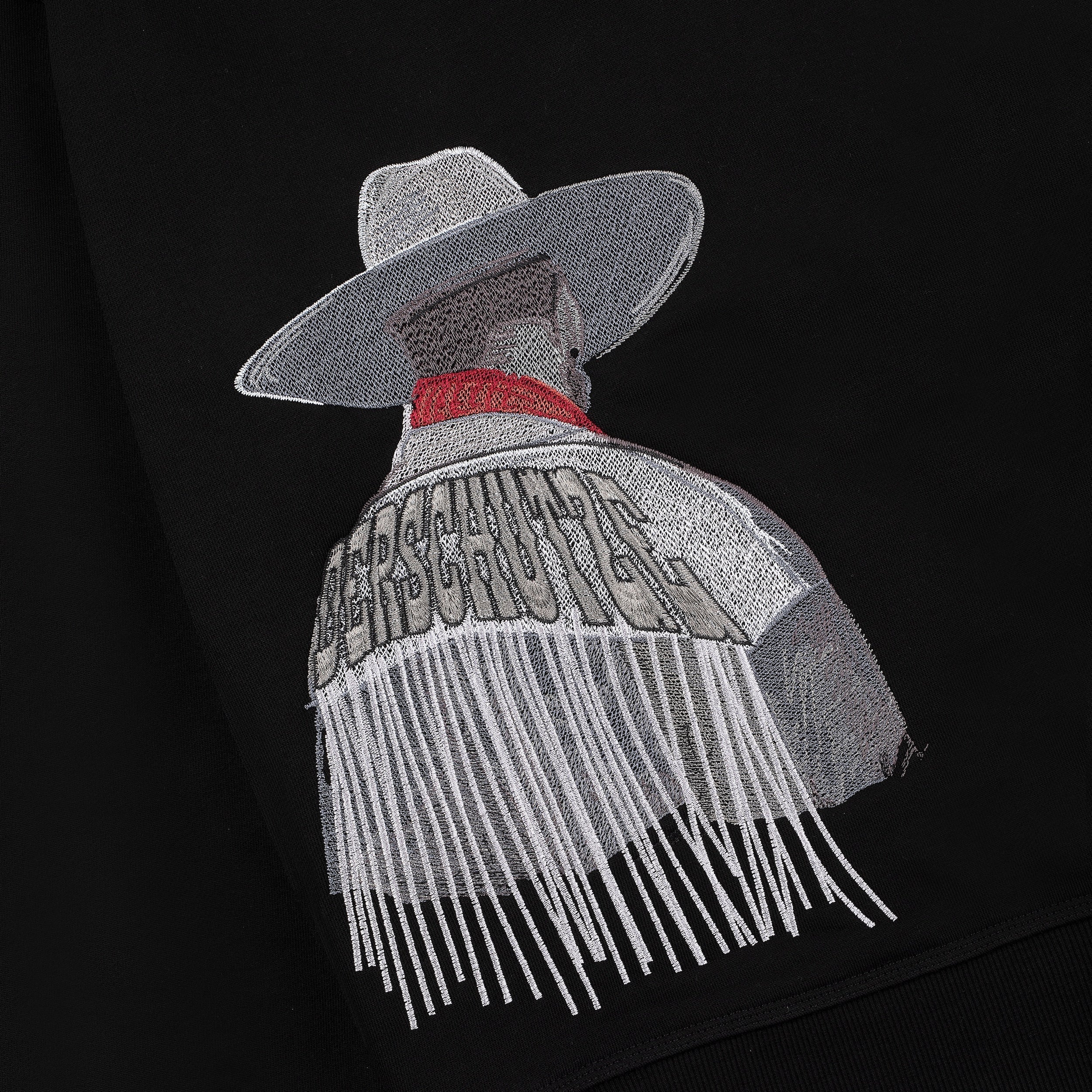 "western" Hoodie black