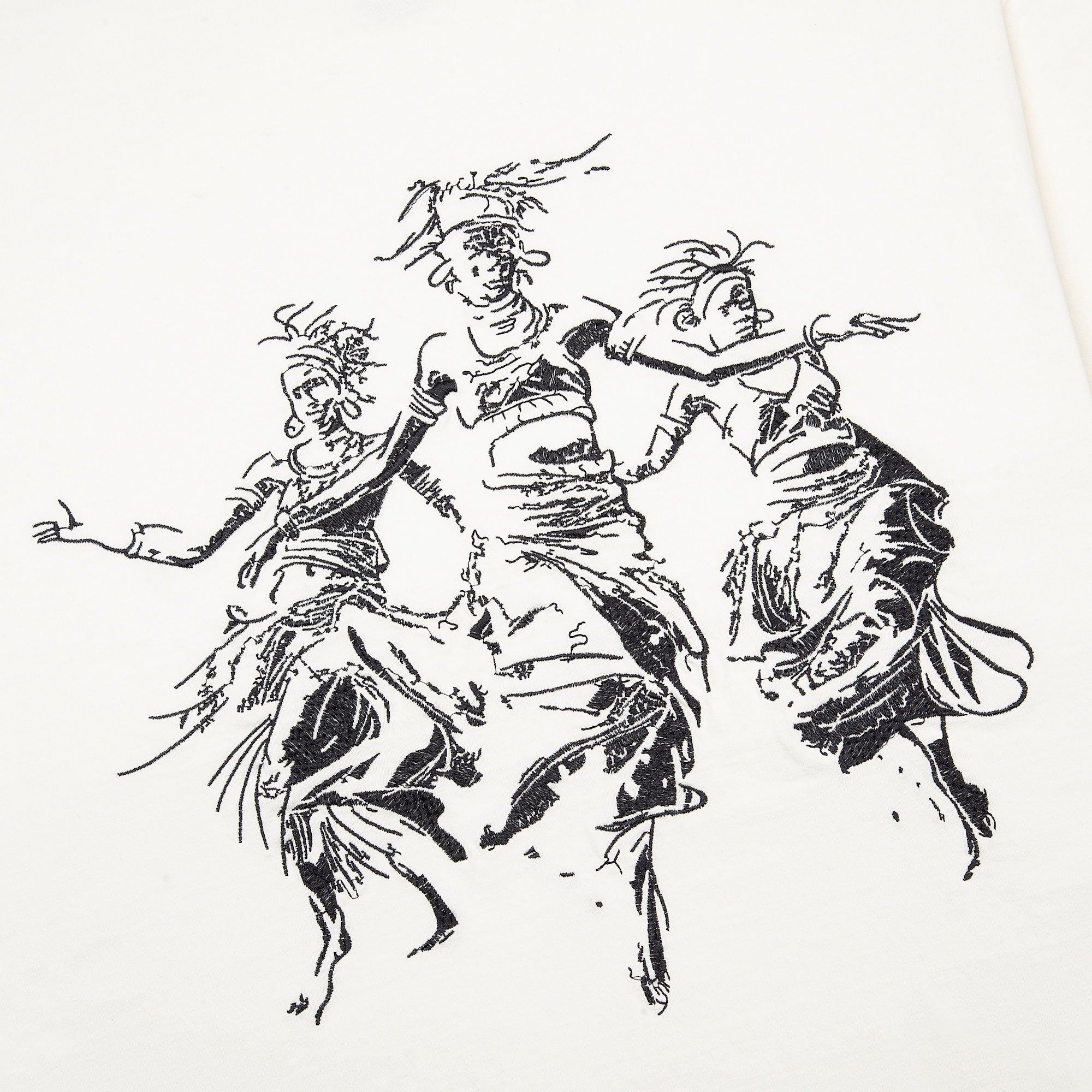 "mosaic" T Shirt off white