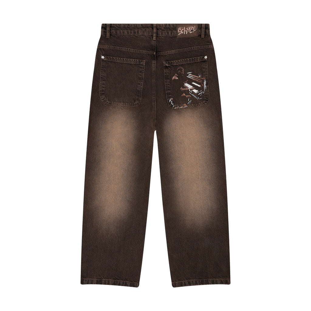 "jazz v2" denim brown