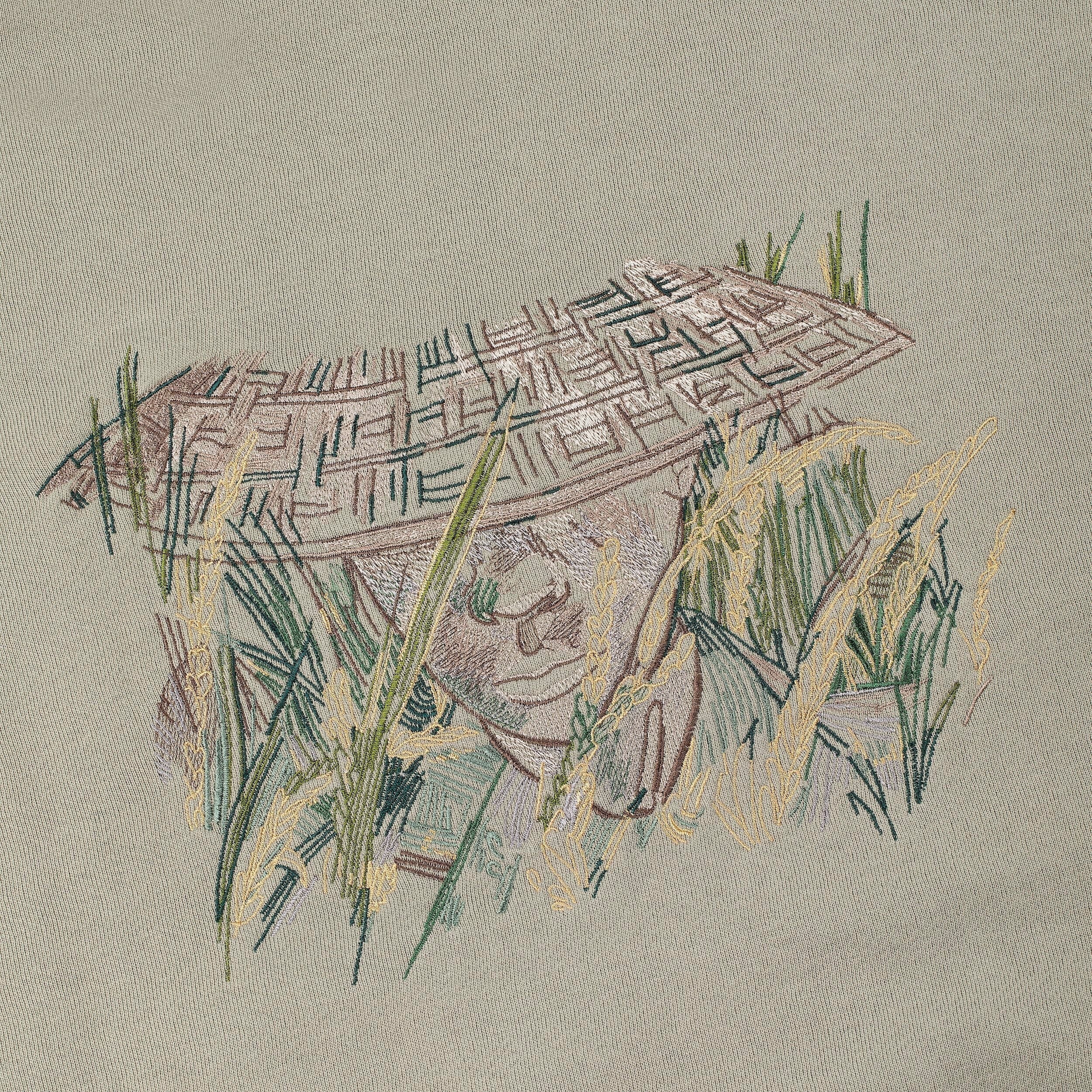 "lotus" Zip Up khaki