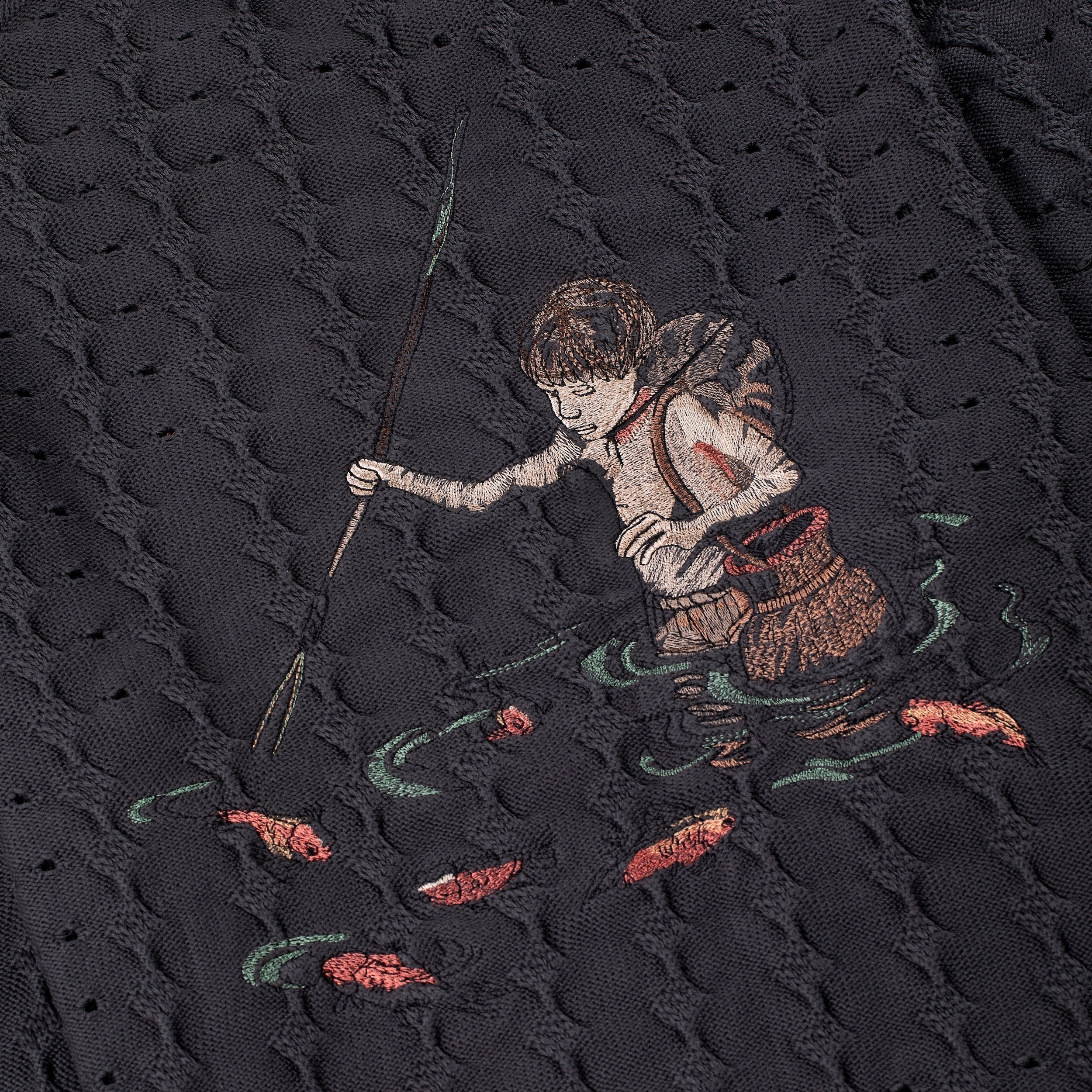 "lotus" longsleeve knit anthracite