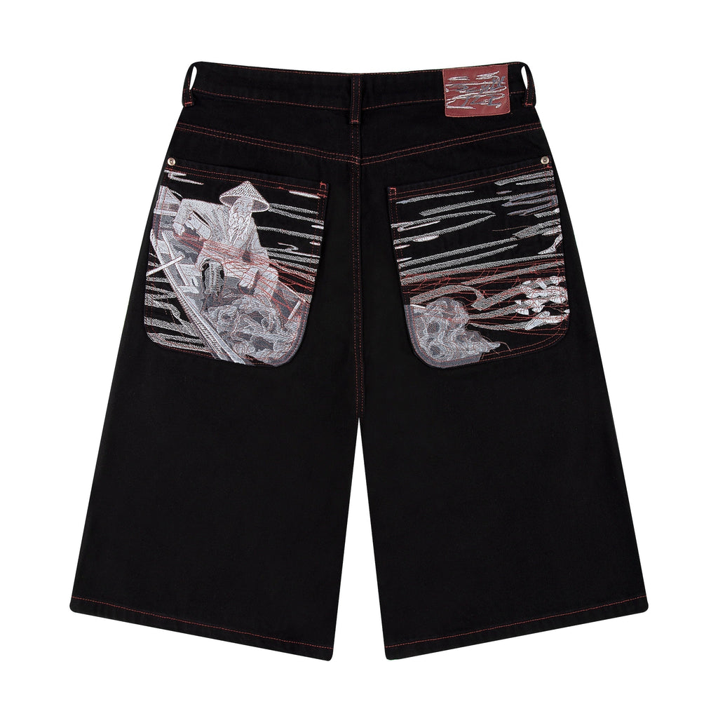 "lotus" Jorts black