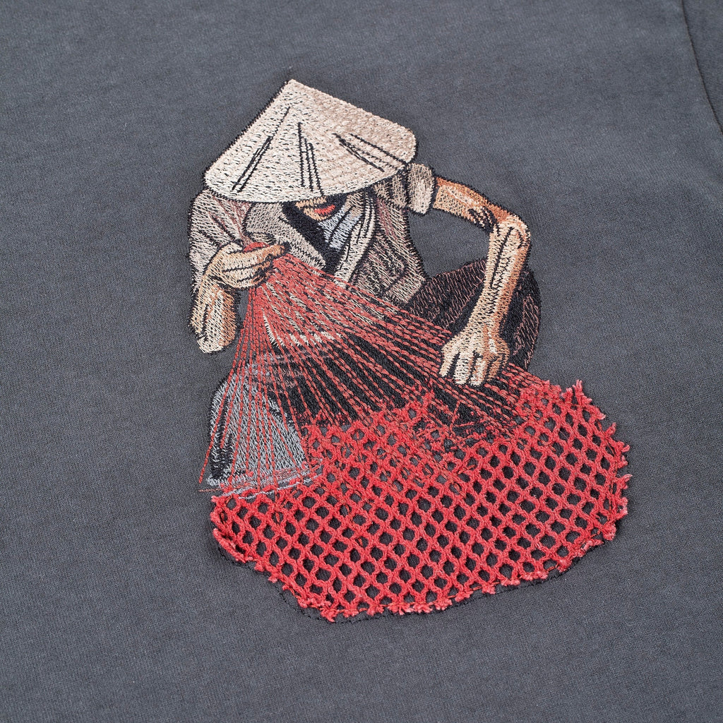 "lotus" T shirt anthracite