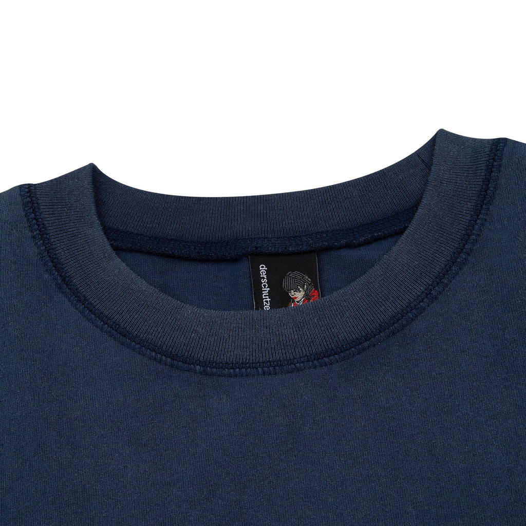 "sashiko" T Shirt navy