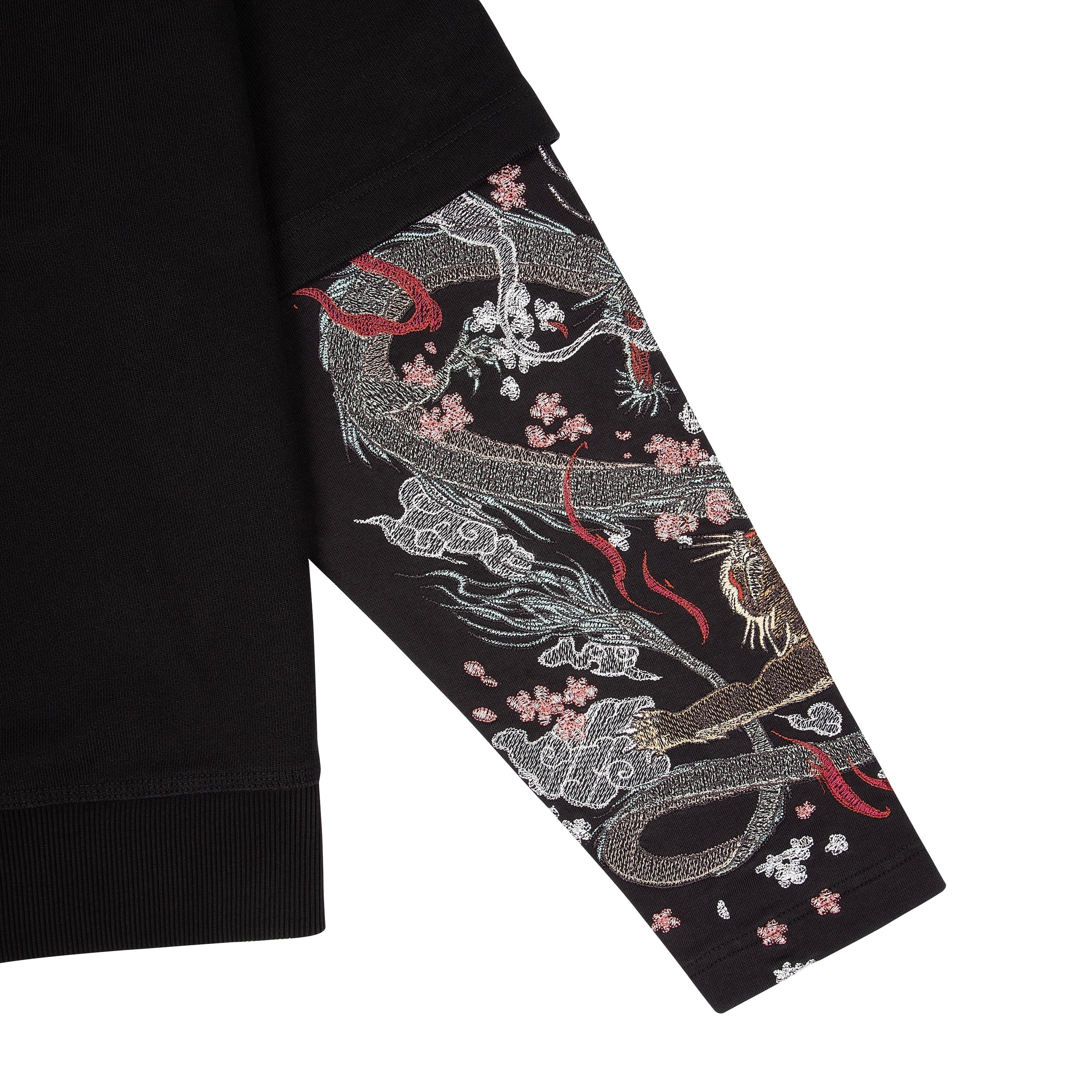 "yakuza" double sleeve Hoodie