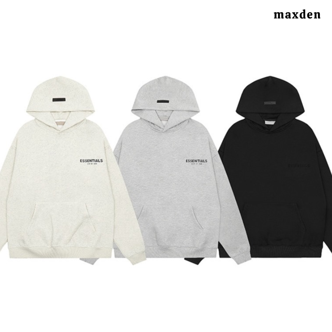 ESSENTIALS Printed Hoodie + FREE TRACKPANTS