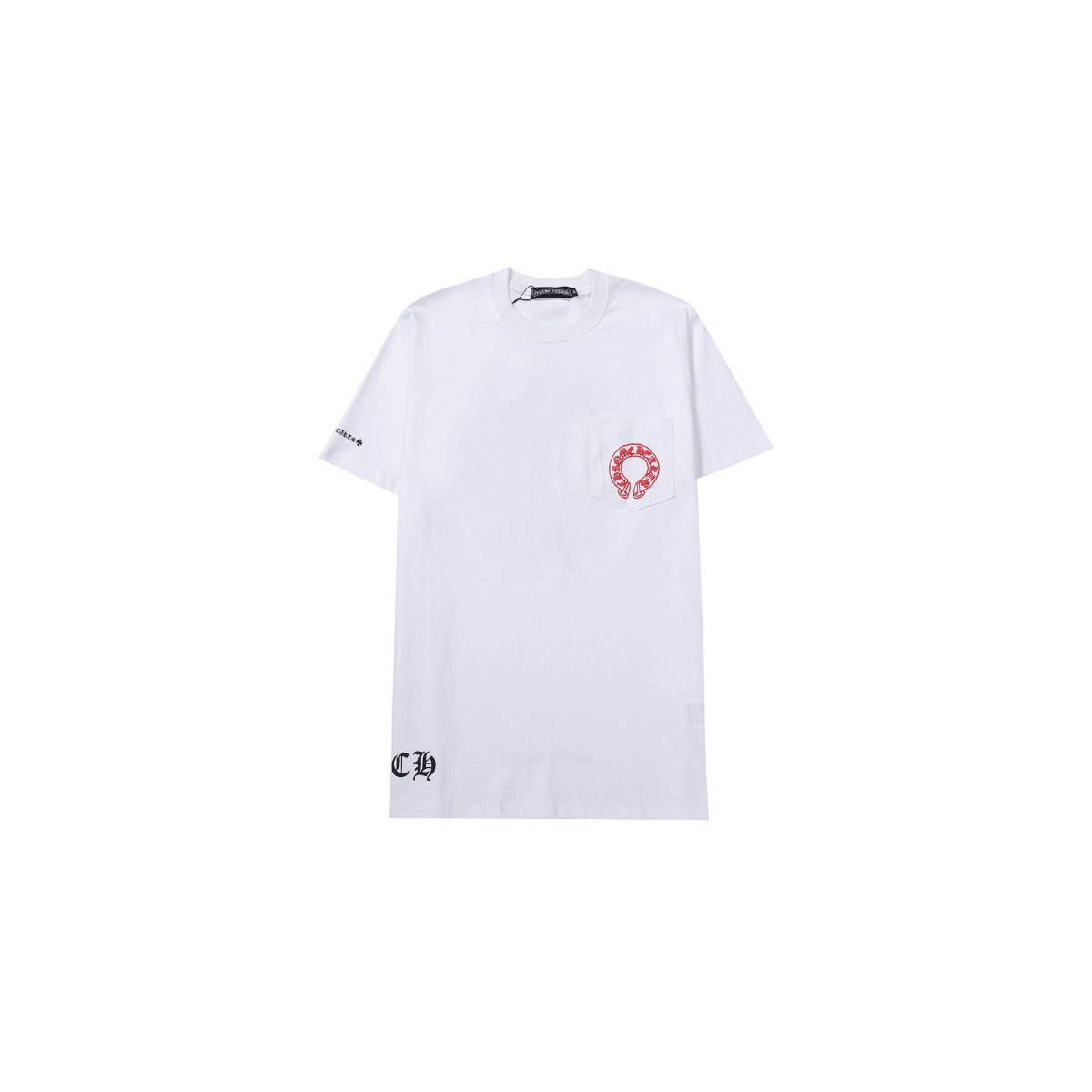 CHH Chrome Heart T Shirts Horseshoe Stacked Cross Short Sleeve T-Shirt