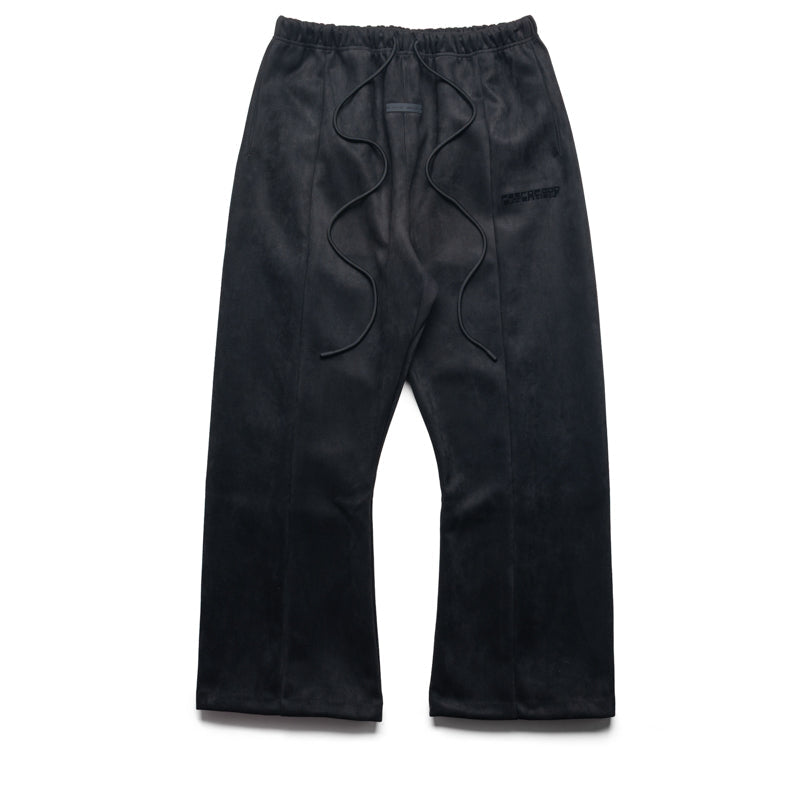 Fear Of God Essentials Suede Fleece Flare Sweatpant - Vintage Black