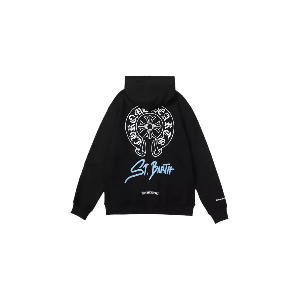 Chrome Heart Hoodie Sanskrit Big Horseshoe Hooded Jacket Men's Hooded Sweater