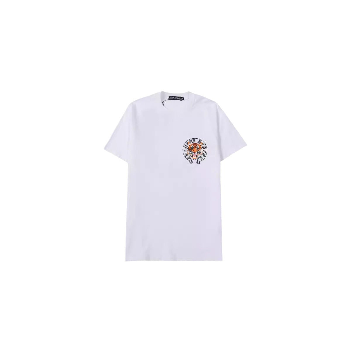 CHH Chrome Heart T Shirts Color Scroll Tiger Head Pattern Short Sleeve T-Shirt