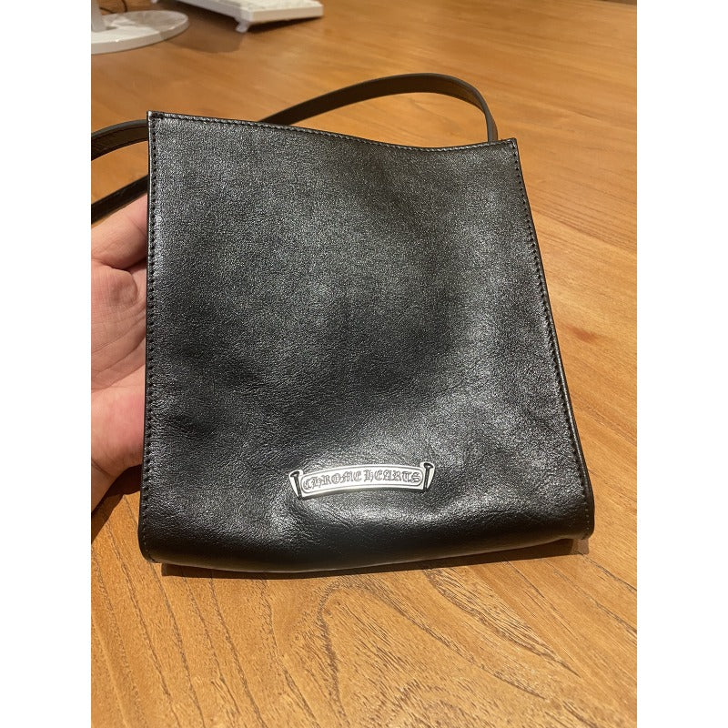 Chrome Heart Leather Bag Women's Bag Fashion Premium Sense