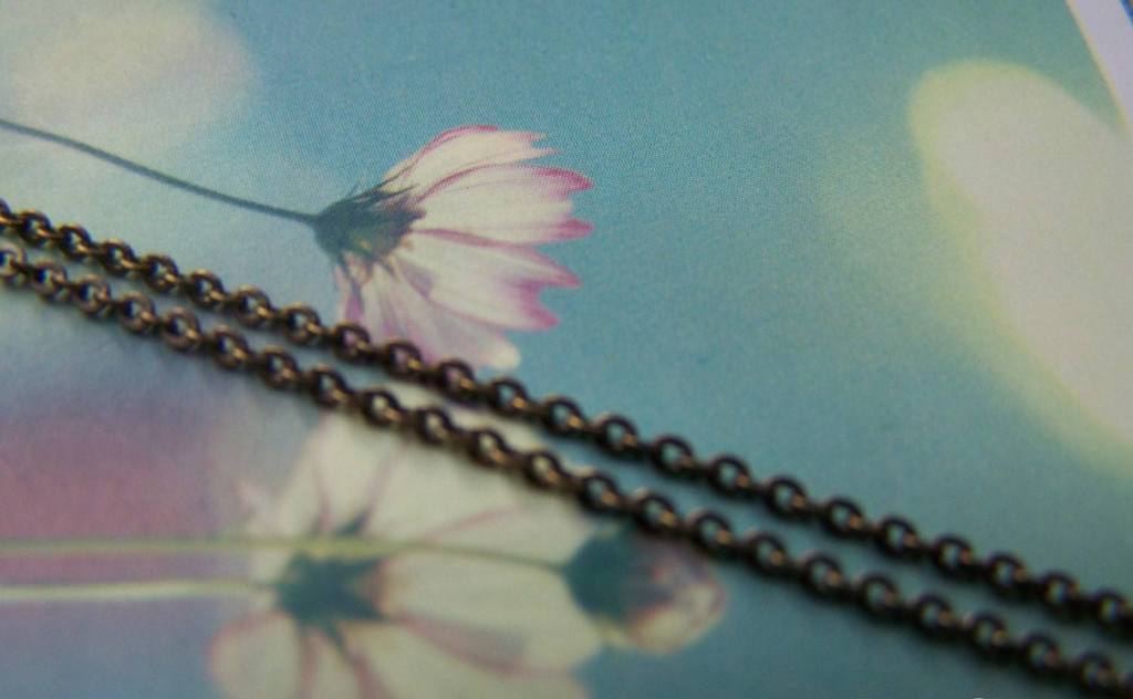 2mm Oval Chain Antique Bronze Brass Cable Chain A4015